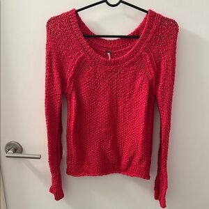 Free People 100% Cotton Knit Sweater